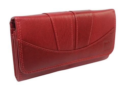 Portfel Damski NICOLE Długi Z Klamrą Wewnątrz RFID BA 2303F BORDOWY 17 x 9 x 3,5 [cm]