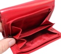 Portfel Damski Peterson Skóra Licowa Suwak Na Zewnątrz  PTN RD-17-GCL-Y 4031 CZERWONY 12 x 9 x 3 [cm]