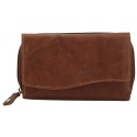 Portfel Damski Skórzany Money Maker 14cm Suwak I Klapka Skóra Naturalna 521B 14,5 x 9 x 3,5 [cm]