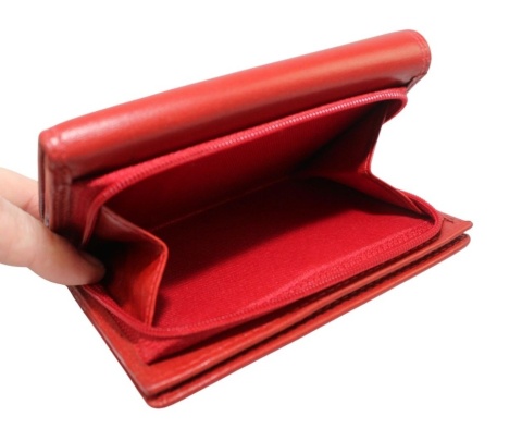 Portfel Damski Skórzany NICOLE Suwak I Klapka Na Zewnątrz Skóra Naturalna RFID BA 2306Z 12,5 x 9,5 x 3.5 [cm]