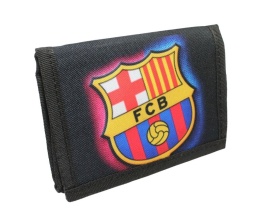Portfel Parciany Sportowy Polska Galanteria (PL) Materiałowy ,,FC Barcelona,, 13,5 x 9,5 x 1 [cm]