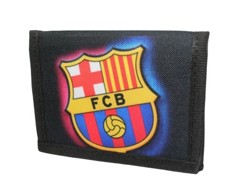 Portfel Parciany Sportowy Polska Galanteria (PL) Materiałowy ,,FC Barcelona,, 13,5 x 9,5 x 1 [cm]