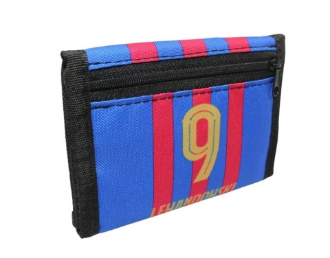 Portfel Parciany Sportowy Polska Galanteria (PL) Materiałowy ,,LEWANDOWSKI,, 13,5 x 9,5 x 1 [cm]