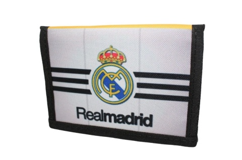 Portfel Parciany Sportowy Polska Galanteria (PL) Materiałowy ,,Realmadrid,, 13,5 x 9,5 x 1 [cm]