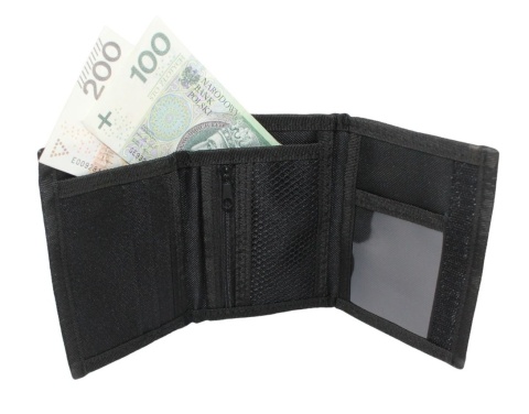 Portfel Parciany Sportowy Polska Galanteria (PL) Materiałowy ,,Realmadrid,, 13,5 x 9,5 x 1 [cm]