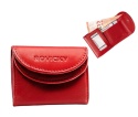 Portfelik Uniwersalny MARS Rovicky (PL) Skóra Naturalna R-17 CZERWONY 8 x 6,5 x 2 [cm]