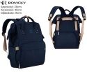 Praktyczny I Pojemny Plecak Do Wózka Rovicky (PL) Z Materiału R-MP4-03 GRANATOWY 40 x 28 x 15 cm