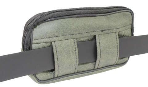 Skórzane Etui Na Telefon Płaska Saszetka Na Pasek Z Suwakiem Antoszczyk (PL) "Etui Duże" Na Smartfona/Telefon 18 x 9 x 2 [cm]