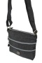 Stylowa Lekka Materiałowa Torba Pozioma Średnia Na Ramię Bag Street NR 2265 CZARNA 23 x 22 x 6 [cm]