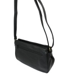 Torebka Skórzana Klasyczna BAG STREET Listonoszka Skóra Cielęca 3018 CZARNY 26 x 16 x 8 [cm]