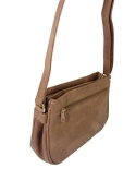 Torebka Skórzana Klasyczna BAG STREET Listonoszka Skóra Cielęca 3018 JASNY BRĄZOWY 26 x 16 x 8 [cm]