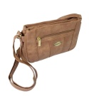 Torebka Skórzana Klasyczna BAG STREET Listonoszka Skóra Cielęca 3018 JASNY BRĄZOWY 26 x 16 x 8 [cm]