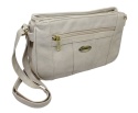 Torebka Skórzana Klasyczna BAG STREET Listonoszka Skóra Cielęca 3018 KREMOWY 26 x 16 x 8 [cm]