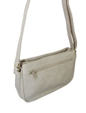 Torebka Skórzana Klasyczna BAG STREET Listonoszka Skóra Cielęca 3018 KREMOWY 26 x 16 x 8 [cm]