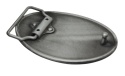 Klamra Bezniklowa Do Paska Sprzączka Pełna Blaszka Z Bolczykiem 40 mm Metalowa Solidna KBOL40/118 "KOŃ MATOWY II"