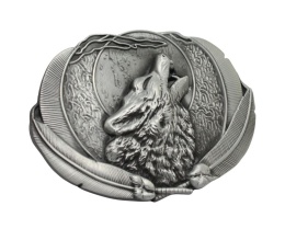 Klamra Do Paska Sprzączka Pełna Blaszka Z Bolczykiem 40 mm Metalowa Solidna KBOL40/117 ''WILK''
