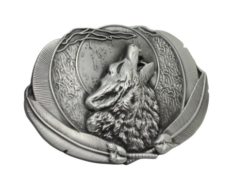 Klamra Do Paska Sprzączka Pełna Blaszka Z Bolczykiem 40 mm Metalowa Solidna KBOL40/117 ''WILK''