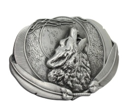 Klamra Do Paska Sprzączka Pełna Blaszka Z Bolczykiem 40 mm Metalowa Solidna KBOL40/117 ''WILK''