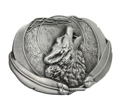 Klamra Do Paska Sprzączka Pełna Blaszka Z Bolczykiem 40 mm Metalowa Solidna KBOL40/117 ''WILK''