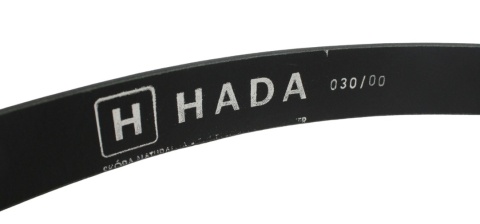 Pasek Skórzany Męski HADA (PL) Gładki Klamra Tradycyjna 30 mm Skóra Naturalna CZARNY