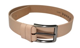 Pasek Skórzany Męski HADA (PL) Gładki Klamra Tradycyjna 40 mm Skóra Naturalna SUROWA SKÓRA