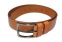 Pasek Skórzany Męski HADA (PL) Gładki Klamra Tradycyjna 40 mm Skóra Naturalna TOFFI