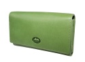 Portfel Damski Skórzany El Forest (PL) Klamra Wewnątrz Skóra Bydlęca RFID 919 151 ZIELONY 16,5 x 9 x 3 [cm]
