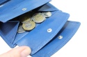 Portfel Męski Skórzany El Forrest Skóra Licowa Duży Pionowy Z Zapięciem RFID 727 351 NIEBIESKI 12,5 x 10 x 3 [cm]
