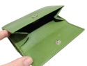 Portfel Skórzany El Forrest Skóra Licowa Kieszeń Na Zewnątrz RFID 900 151 ZIELONY 12 x 8 x 3 [cm]