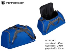 Torba Podróżna Peterson Duża PTN-TP-27 4005 NIEBIESKA 65 x 29 x 32 [cm]