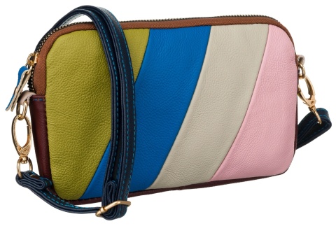 Torebeczka Skórzana Mała Listonoszka Polska Galanteria (PL) CN501 ,,MIX KOLOR,, 21 x 13 x 2 [cm]