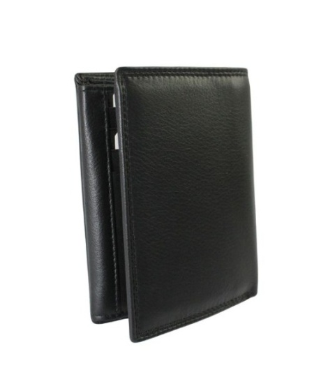 Elegancki Portfel Męski Skórzany ALBATROSS Skóra Licowa RFID Duży Pionowy Płaski SN-MW07 13,5 x 10,5 x 2 [cm]