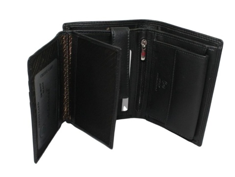 Elegancki Portfel Męski Skórzany ALBATROSS Skóra Licowa RFID Duży Pionowy Płaski SN-MW07 13,5 x 10,5 x 2 [cm]