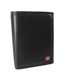 Elegancki Portfel Męski Skórzany ALBATROSS Skóra Licowa RFID Duży Pionowy Płaski SN-MW07 13,5 x 10,5 x 2 [cm]