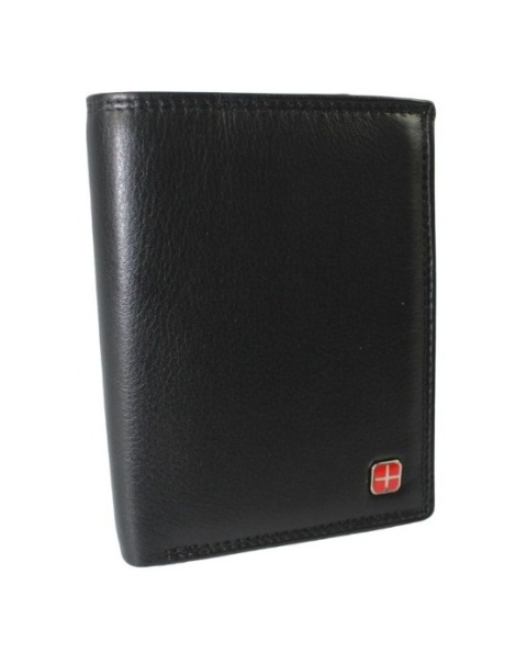 Elegancki Portfel Męski Skórzany ALBATROSS Skóra Licowa RFID Duży Pionowy Płaski SN-MW07 13,5 x 10,5 x 2 [cm]