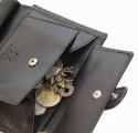 Elegancki Portfel Męski Skórzany ALBATROSS Skóra Licowa RFID Duży Pionowy Z Zapinką SN-MW02Z CZARNY 13 x 10 x 2,5 [cm]
