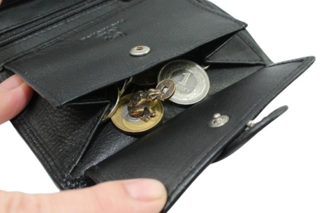 Elegancki Portfel Męski Skórzany ALBATROSS Skóra Licowa RFID Duży Pionowy Płaski Z Zapinką MW 102Z 12,5 x 9 x 2,5 [cm]