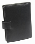 Elegancki Portfel Męski Skórzany ALBATROSS Skóra Licowa RFID Duży Pionowy Płaski Z Zapinką MW 102Z 12,5 x 9 x 2,5 [cm]
