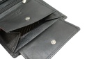 Elegancki Portfel Męski Skórzany ALBATROSS Skóra Licowa RFID Duży Pionowy RFID SN-MW10 CZARNY 12 x 10 x 2,5 [cm]