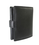 Elegancki Portfel Męski Skórzany ALBATROSS Skóra Licowa RFID Duży Pionowy Z Zapinką SN-MW02Z CZARNY 13 x 10 x 2,5 [cm]