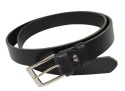 Pasek Męski Skórzany Polska Galanteria (PL) GŁADKI Skóra Licowa EXTRA 30 mm CZARNY CLASSIC