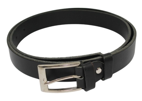 Pasek Męski Skórzany Polska Galanteria (PL) GŁADKI Skóra Licowa EXTRA 30 mm CZARNY CLASSIC