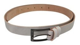 Pasek Męski Skórzany Polska Galanteria (PL) GŁADKI Skóra Licowa EXTRA 30 mm PIECZARKOWY