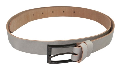 Pasek Męski Skórzany Polska Galanteria (PL) GŁADKI Skóra Licowa EXTRA 30 mm PIECZARKOWY