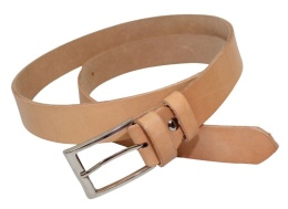 Pasek Męski Skórzany Polska Galanteria (PL) Skóra Licowa GŁADKI EXTRA 30 mm SUROWA SKÓRA