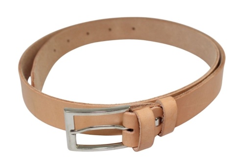 Pasek Męski Skórzany Polska Galanteria (PL) Skóra Licowa GŁADKI EXTRA 30 mm SUROWA SKÓRA