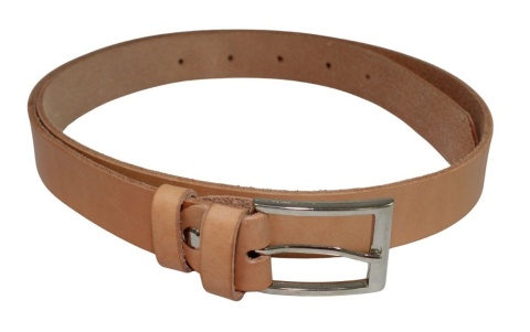 Pasek Męski Skórzany Polska Galanteria (PL) Skóra Licowa GŁADKI EXTRA 30 mm SUROWA SKÓRA