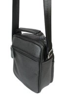 Pionowa Torba Męska Skóra Naturalna ROVICKY R-ST70-03 CZARNA 21 x 17 x 10 [cm]