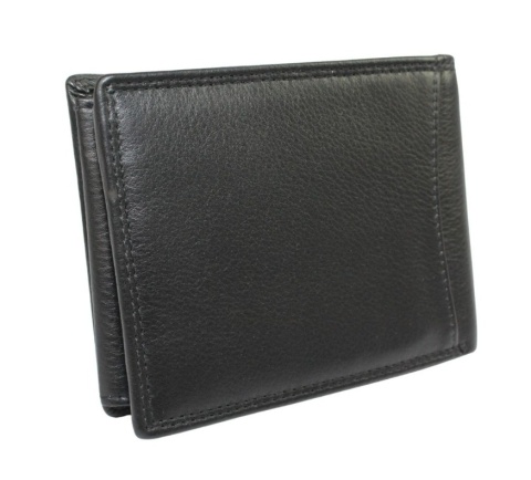 Portfel ALBATROSS (PL) Skóra Naturalna Licowa Duży Poziomy Bez Zapięcia RFID SN-MW03 13 x 10 x 2 [cm]