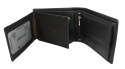 Portfel ALBATROSS (PL) Skóra Naturalna Licowa Duży Poziomy Bez Zapięcia RFID SN-MW03 13 x 10 x 2 [cm]